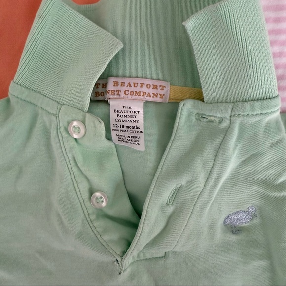 The Beaufort Bonnet Company Colorful Polo Trio - Orange, Pink, Green - PLAY - Picture 3 of 10